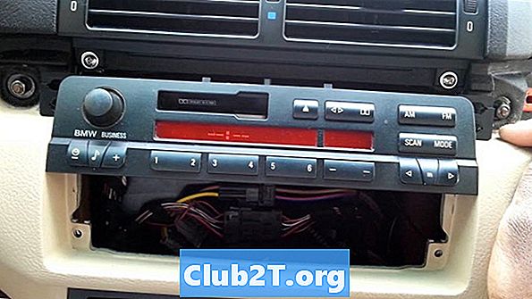 2000 BMW 323ci מכונית סטריאו רדיו חיווט תרשים