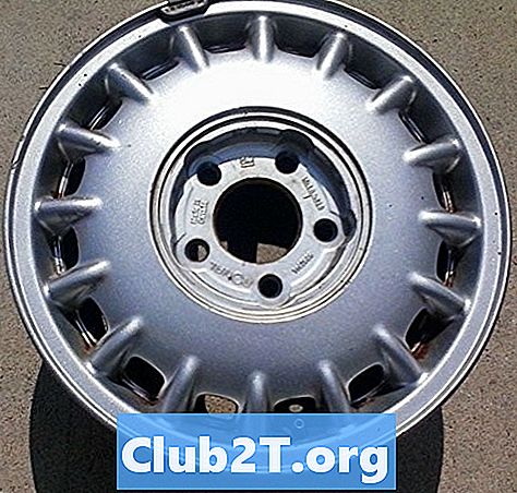 Buick 1999Diagrama de tamanhos de pneus OEM do século
