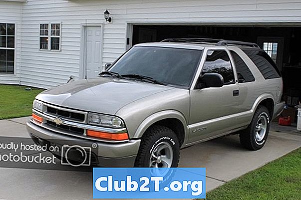 1999 Chevrolet Blazer skladom pneumatiky veľkosti sprievodca