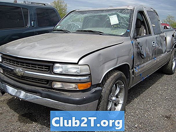 1999 Chevrolet Pickup Auto Tabela rozmiarów żarówek