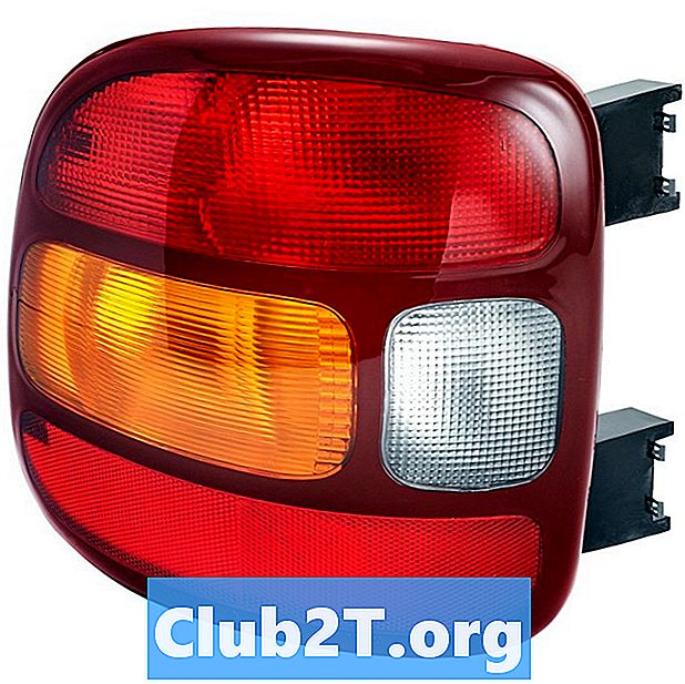 1999 Chevrolet Tracker Auto Light Bulb Size Reference