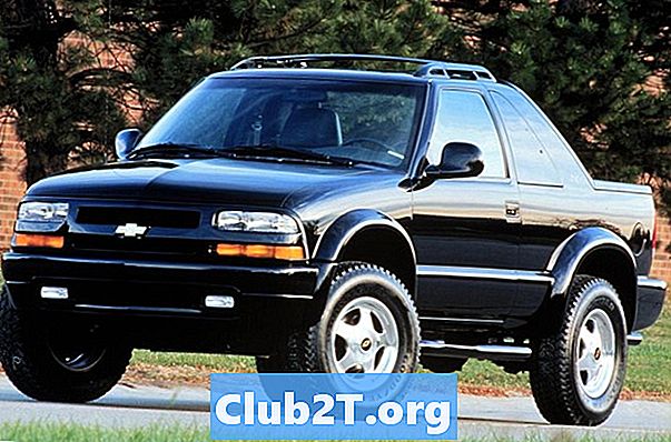 1999 Chevrolet Trailblazer (Blazer) Auto signalizācijas vadu shēma