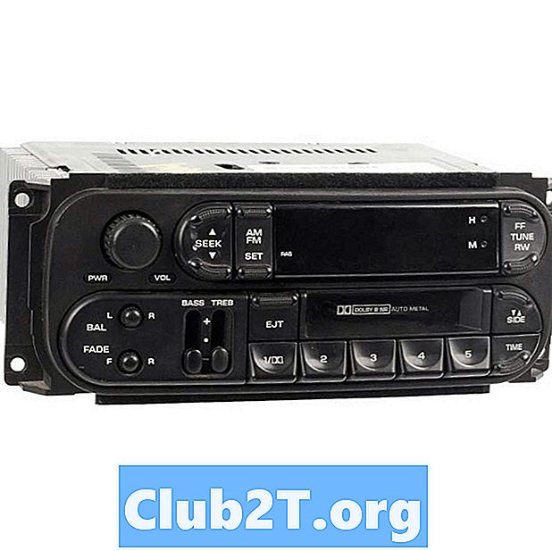 1999 크라이슬러 300M 카 라디오 스테레오 배선 다이어그램