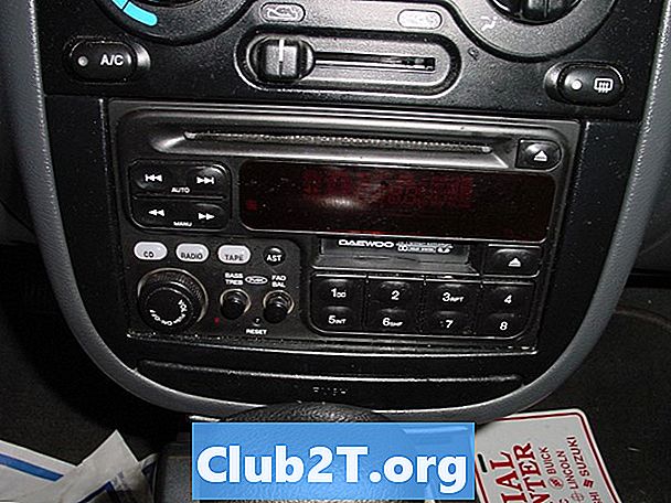 1999 Daewoo Nubira Car Stereo Montažni Diagram