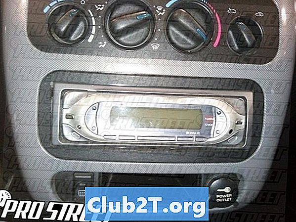1999 m. „Dodge Neon“ automobilio radijo stereo laidų schema