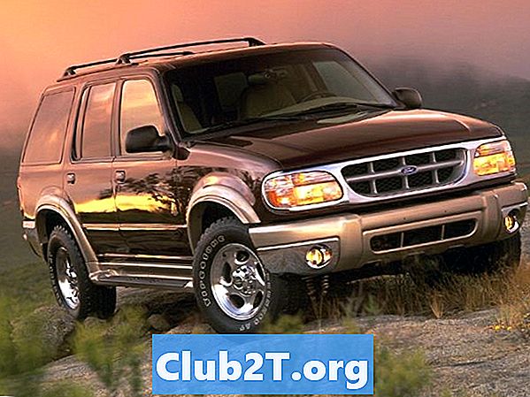 1999 Ford Explorer Eddie Bauer Sơ đồ kích thước lốp