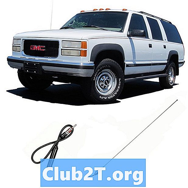 1999 GMC Auto-kabelbedradingsgids voor de voorsteden