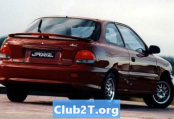 1999 Hyundai Accent Автомобільна радіозв'язок стерео схема - Автомобілів