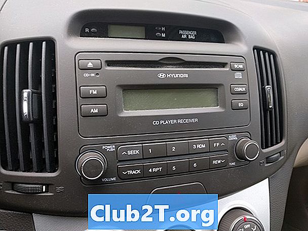 1999 Hyundai Elantra Автомобільна радіостанція Стерео схема