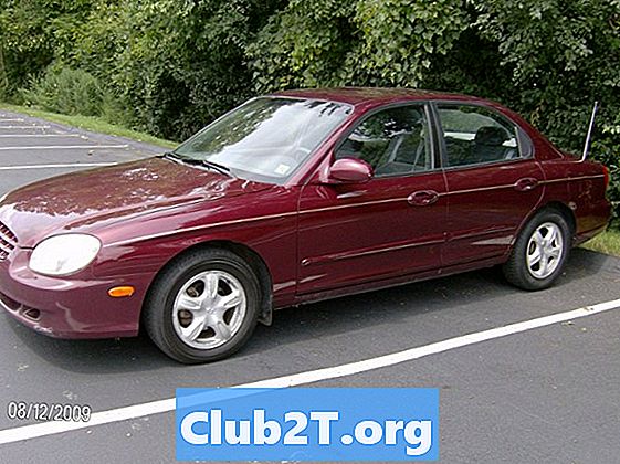 1999 Hướng dẫn kích thước bóng đèn xe ô tô Hyundai Sonata