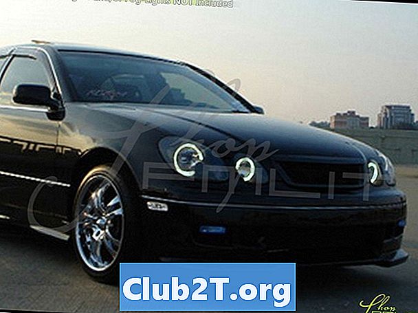 1999 Lexus GS300 bil lyspære sokkel størrelser