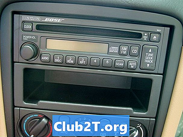 1996 Mazda Miata Car Radio แผนภาพการเดินสายไฟ