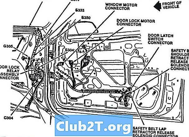 1999 Oldsmobile 88 távvezérlő vezetékezési utasításai