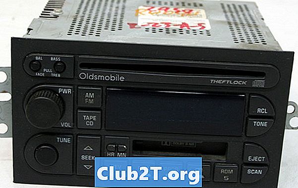 1999 Oldsmobile Bravada Car Radio Stereoljud Ledningsdiagram