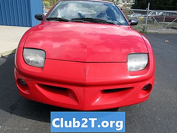 1999 Pontiac Sunfire Automotive gloeilamp maattabel