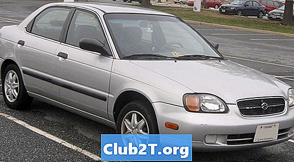 1999 Suzuki Esteem Ghid de cablare alarma auto