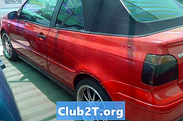 1999 m. „Volkswagen Cabrio“ automobilių radijo stereo garso laidų schema
