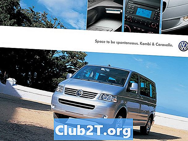 1999 Volkswagen Eurovan Schéma veľkosti žiarovky - Cars