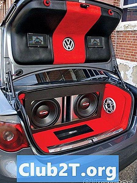 1999 m. „Volkswagen GTI“ automobilių stereo laidų schema