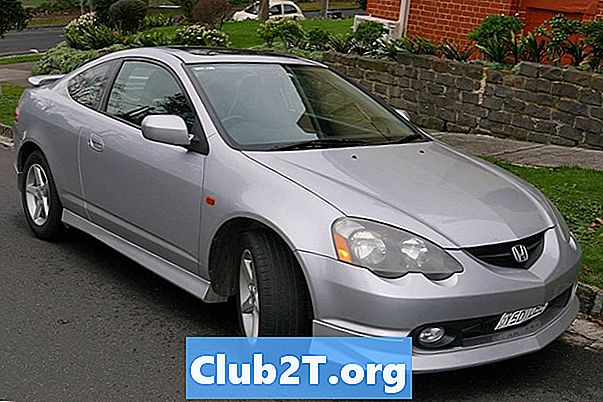 2000 Acura Integra GS bildækstørrelsesdiagram