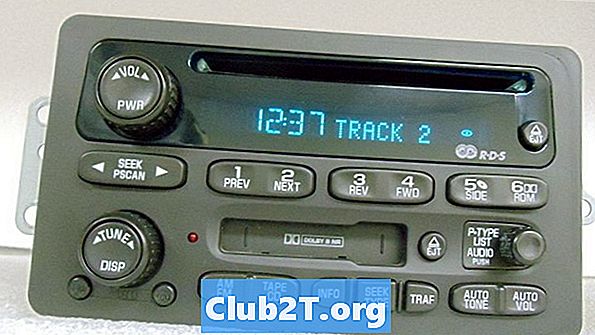 2000 시보레 말리부 자동차 라디오 배선 다이어그램