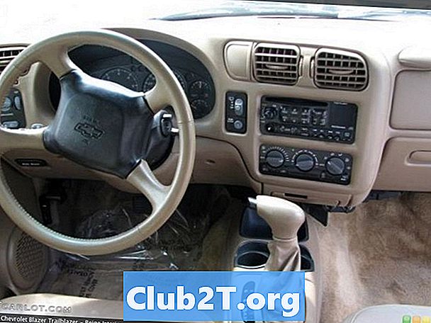 Diagrama de cableado estéreo de la radio del automóvil Chevrolet S10 Blazer 2000
