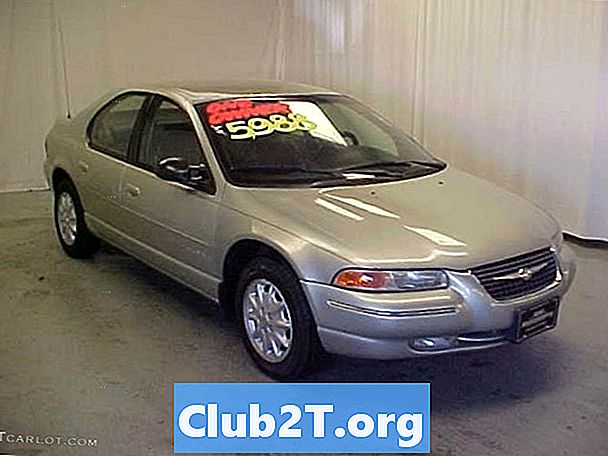 2000 Chrysler Cirrus Car Size Diagram rozmiaru żarówki