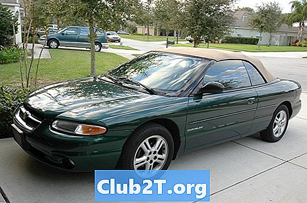 1998 Chrysler Sebring LX Coupe Factory Dekkstørrelsesinformasjon