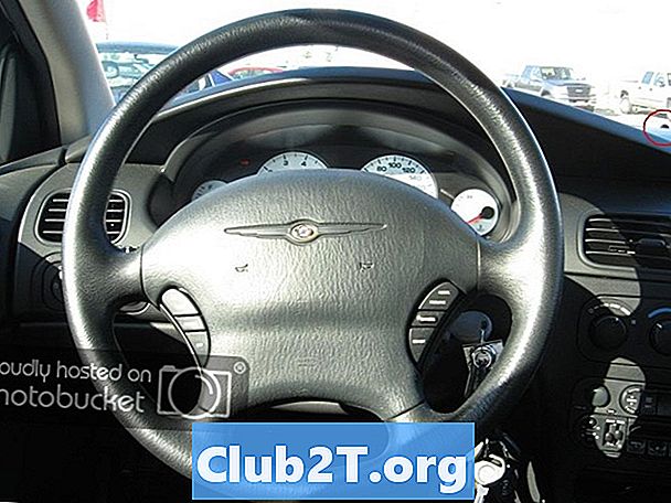 2000 Dodge Intrepid Průvodce instalací autoalarmu