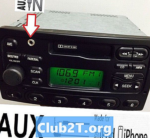 2000 फोर्ड फोकस कार रेडियो वायर कलर कोड
