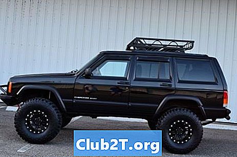 2000 Jeep Cherokee Limited Factory Pneumatiky veľkosti sprievodca