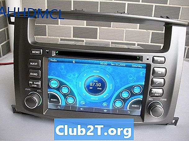 2000 Lexus LX470 Руководство по электромонтажу автомобильной аудиосистемы