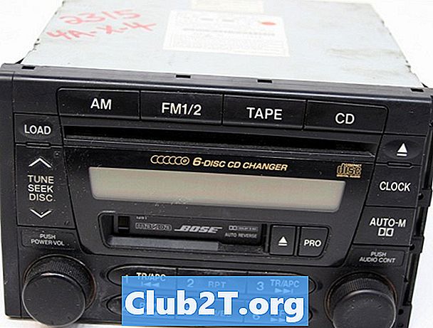 Schéma de câblage audio du véhicule Mazda Millenia 2000