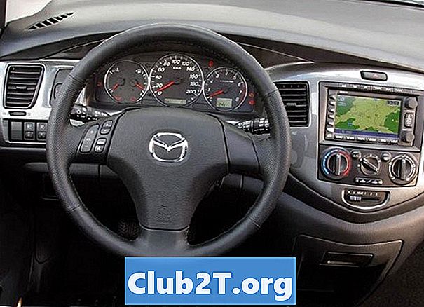 2000 Mazda MPV Схема электропроводки для автомобильной аудиосистемы