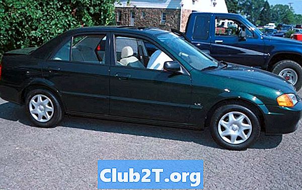 Mazda Protege Auto Stereo Bedradingsschema 2000