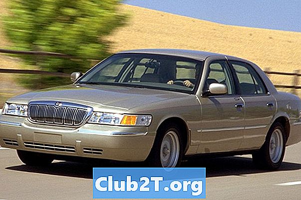 2000 Mercury Grand Marquis Car Audio juhtmestiku juhend