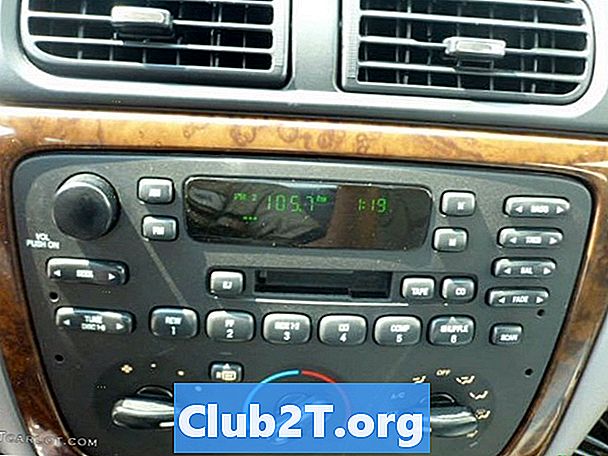 2000 Mercury Sable automašīnas audio vadu shēma