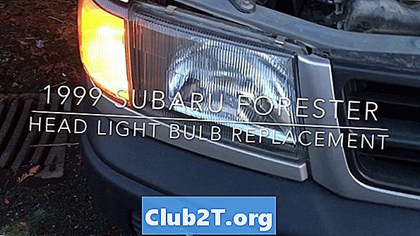 2000 Subaru Forester Náhradní žárovka Size Chart
