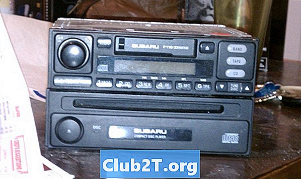 2000 Schemat okablowania radia samochodowego Subaru Legacy