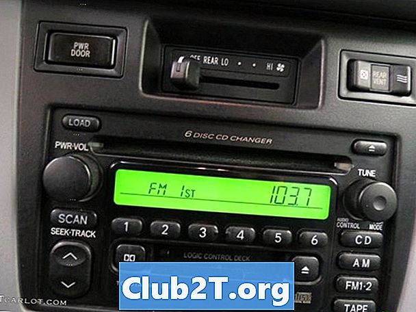 2000 Toyota Sienna Car Audio bekötési rajza