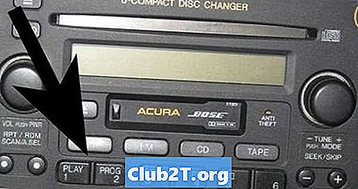 2001 Acura EL 자동차 라디오 와이어 도식