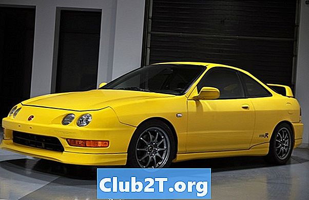 2001 Acura Integra Type-R แผนภูมิขนาดยางรถยนต์