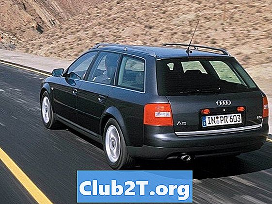 Sơ đồ kích thước bóng đèn xe hơi Audi A6 Avant 2001