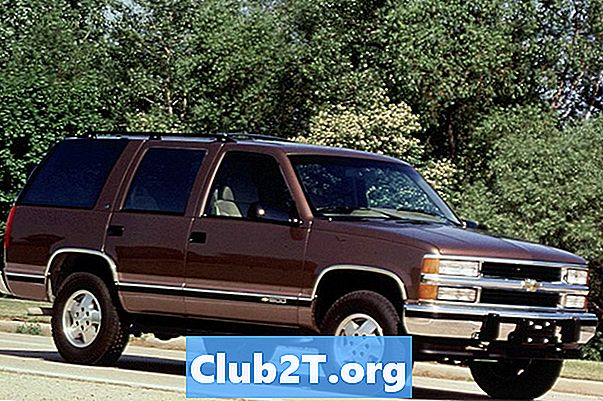2001 Przewodnik po rozmiarach żarówek samochodowych Chevrolet Blazer