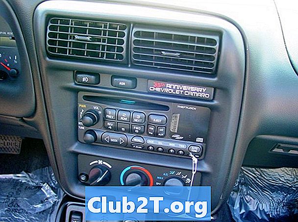 Sơ đồ lắp đặt đài phát thanh xe hơi Chevrolet Camaro 2001