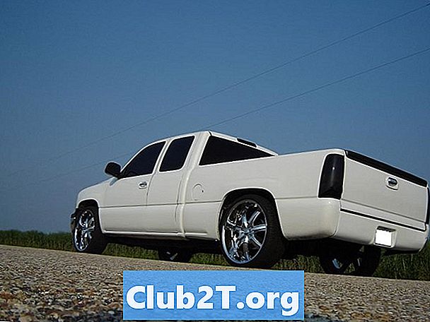 2001 Chevrolet Silverado Vodič za veličinu žarulje za automobil