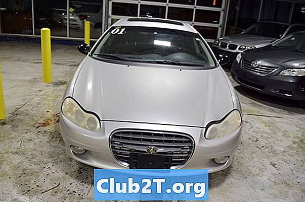 2001 m. „Chrysler LHS“ automobilių signalizacijos schema