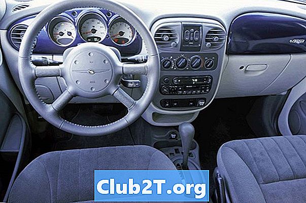 2001 Chrysler PT Cruiser 4-Dörr Auto Alarm Wiring Instruktioner