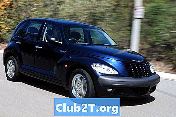 2001 Chrysler PT Cruiser Sprievodca elektroinštaláciou autoalarmu