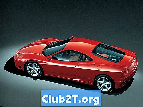 2001 Ferrari F360 Modena Sprievodca pripojením autorádia